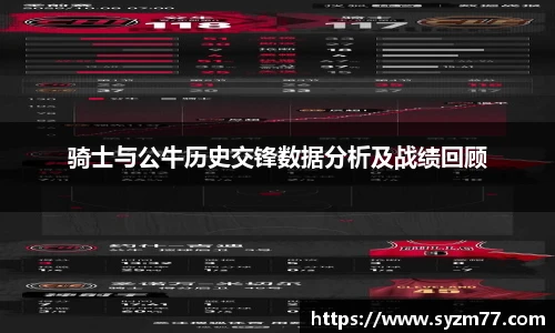 骑士与公牛历史交锋数据分析及战绩回顾